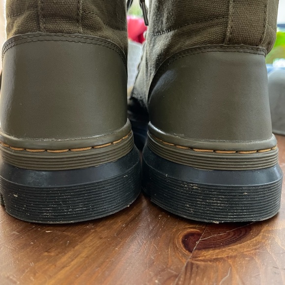 Dr. Martens mens Combs Nylon Grenade Green canvas book size 12 - Picture 7 of 13